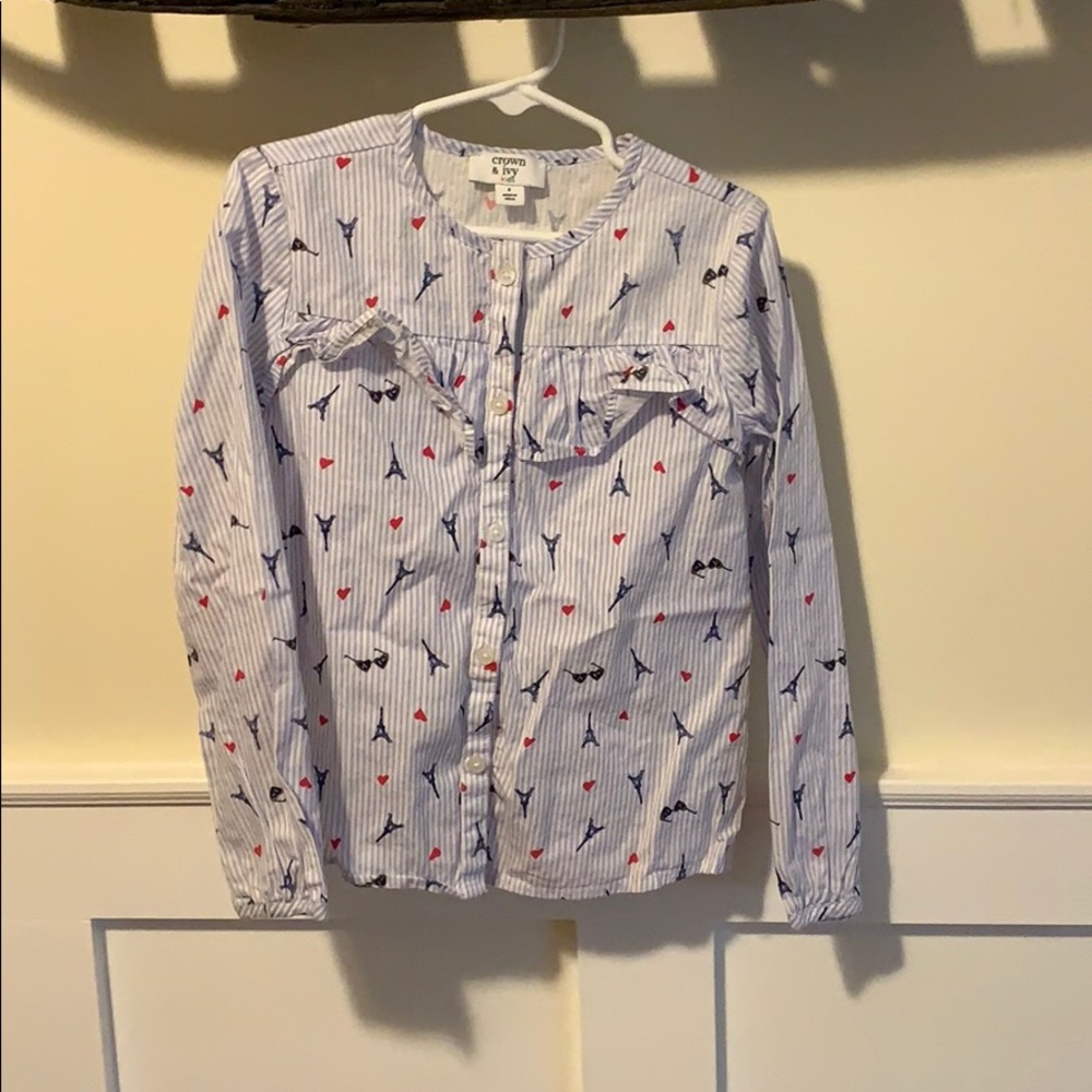 Crown & Ivy kids shirt never worn